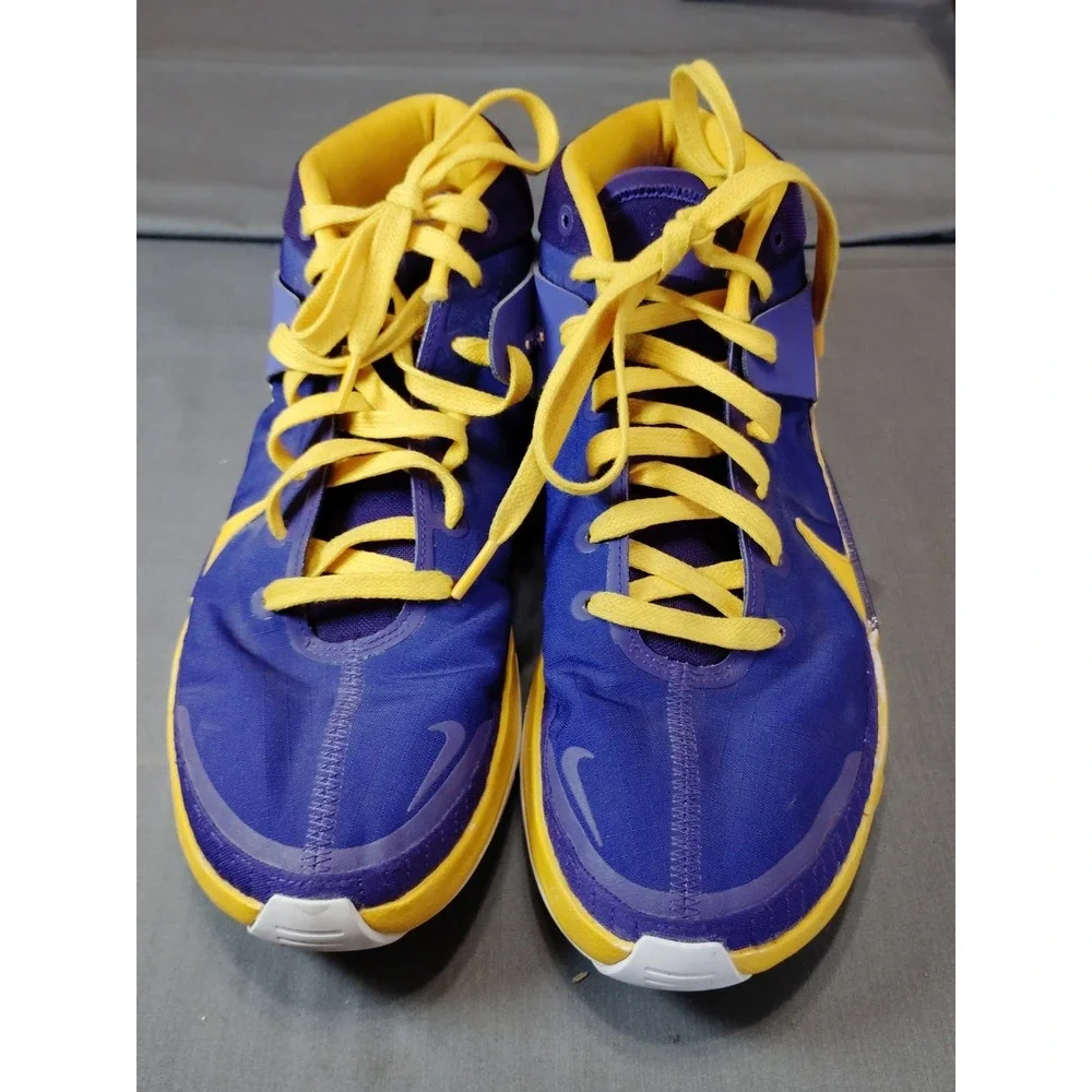 Nike KD13 PURPLE YELLOW Basketball Shoes Men 11.5 Kevin Durant Collector Sneaker